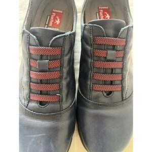 Fluchos Susan Size 40 Women's Comfort Blue Leather Shoes Removable Insoles Femme